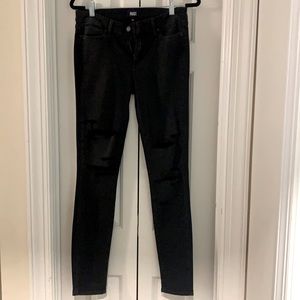 Paige Verdugo Ultra Skinny black jeans size 30